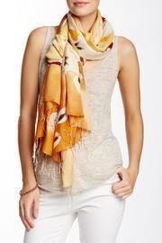  Golden Watercolor Scarf