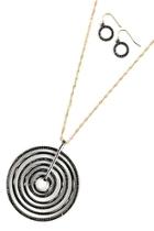  Multi Circle Necklace-set