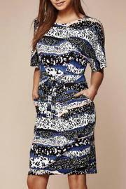  Geological Wrap Dress