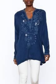  Embroidered Rayon Top