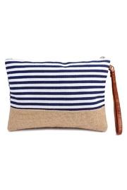  Striped Wristlet Pouch