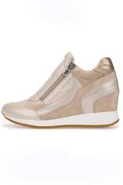  Metallic Wedge Sneaker