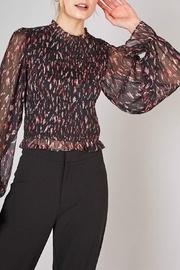  Smocking Print Top