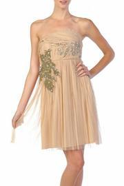  Strapless Nude Dress