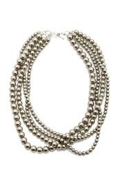  Silver Pearl Necklace