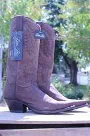 Distressed Leather Boots