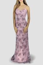  Lilac Floral Lace Dress