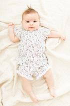  Ruched Tunic + Short ~ Llamas On White