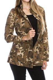  Camo Drawsting Jacket