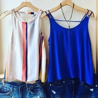  Strappy Cobalt Blue Tank