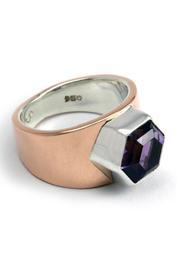  Copper Amethyst Ring