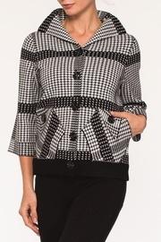  Hounds-tooth Black/white Jacket