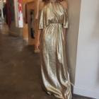  Marlene Gold Metallic Gown