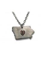  Iowa Heart Necklace