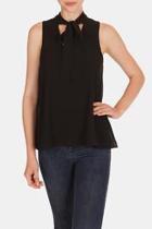  Lulu Tie-neck Top