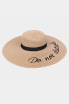  Straw Embroidered Hat