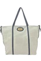  Grey Leather Tote