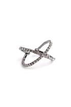  Crossing Cuff Ring