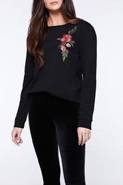  Rose Embroidered Sweatshirt