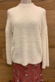 Fur Yarn Knitted Sweater