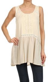  Lace Embroidered Tank