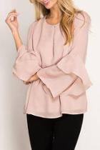  Layered Long Sleeve Blouse