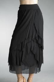  Tiered Silk Skirt
