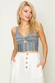  Multi-stripe Crop Top