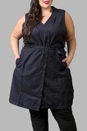 Pinstripe Vest Topper