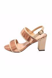  Brown-gold Strappy Sandal