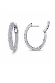  Oval Sterling-silver Earrings