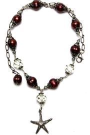  Necklace Quartz Pearls