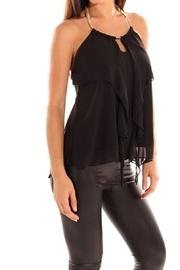  Black Chiffon Blouse
