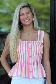  Summer Popsicle Peplum Top