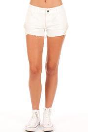 Cream Jean Short