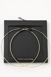  14k Gold-dipped Hoops