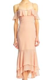  Cold-shoulder Midi Dress