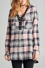 Boyfriend's Plaid Tunic Top
