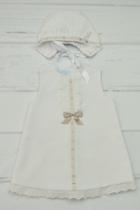  White & Brown Dress