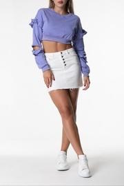  Sweater With Ruffle-sleeves