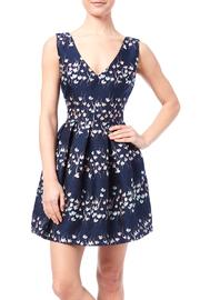  Jacquard Pleated Dress