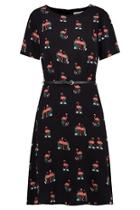  Flamingo Belted Dress