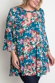  Floral Trapeze Top