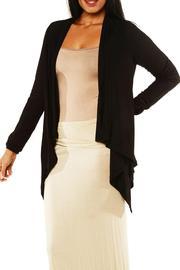 Black Open Shrug