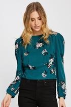  Floral Cropped Blouse