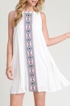  Embroidered Studded Dress