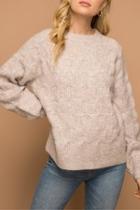  Jacquard Detail Sweater