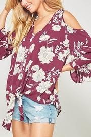  Floral Tie Tee