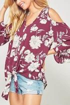  Floral Tie Tee