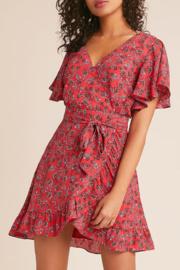  Friendly Fire Wrap Dress